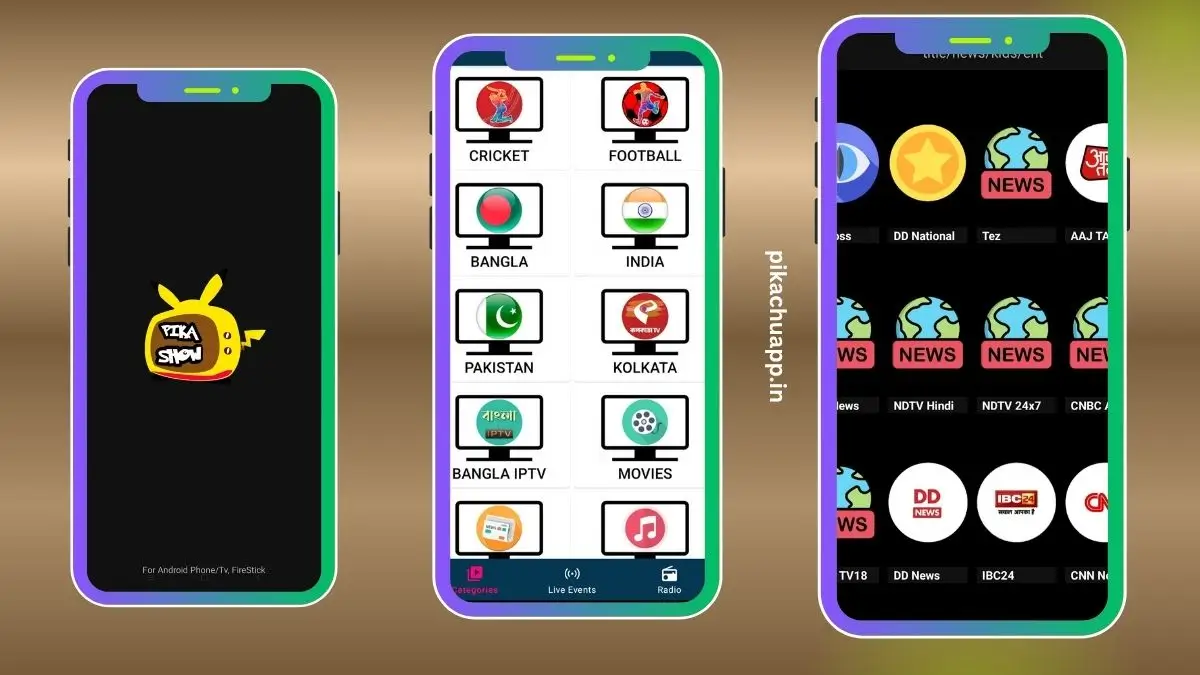 Pikachu App Screenshot